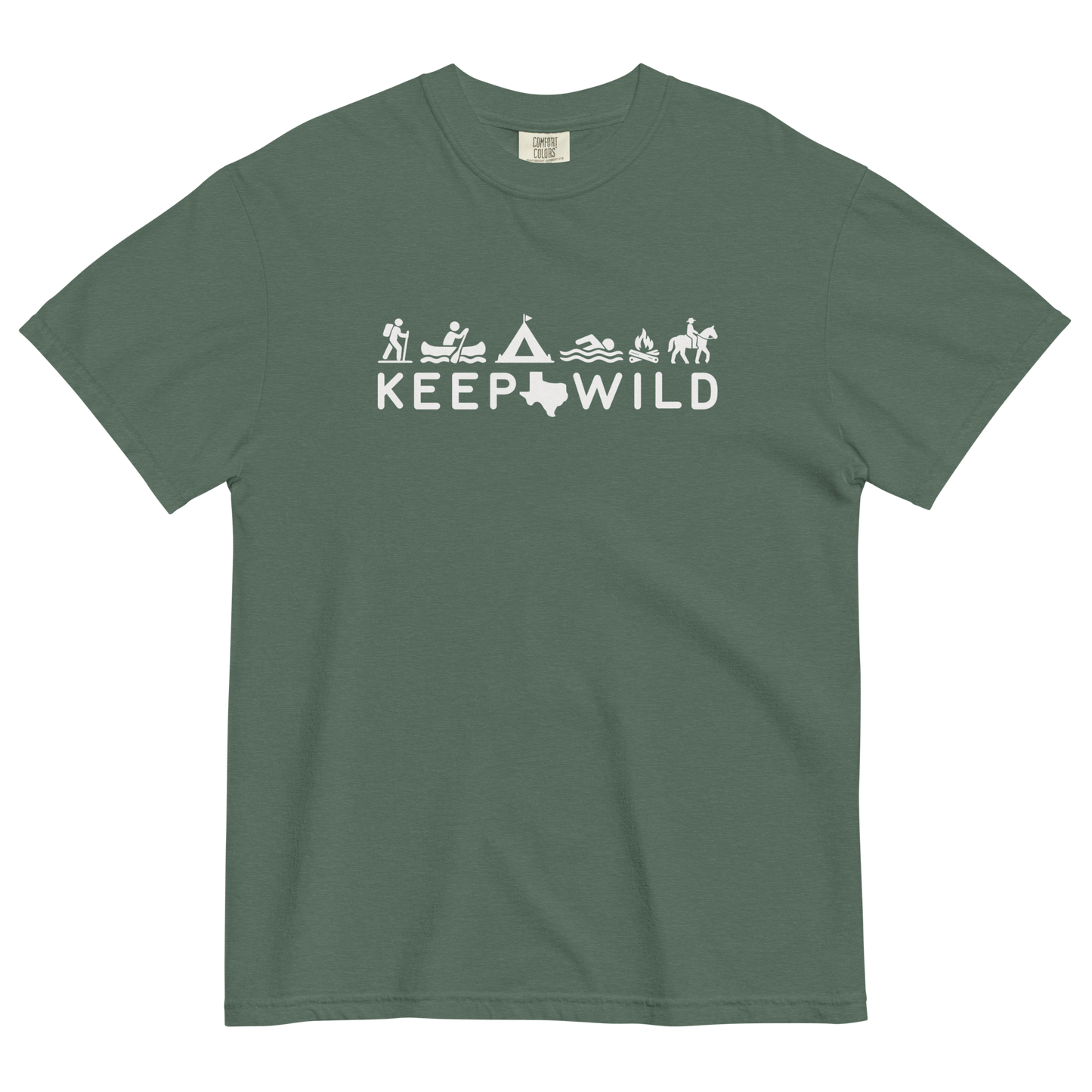Keep Texas Wild Summer Camp Classic Cotton Tee