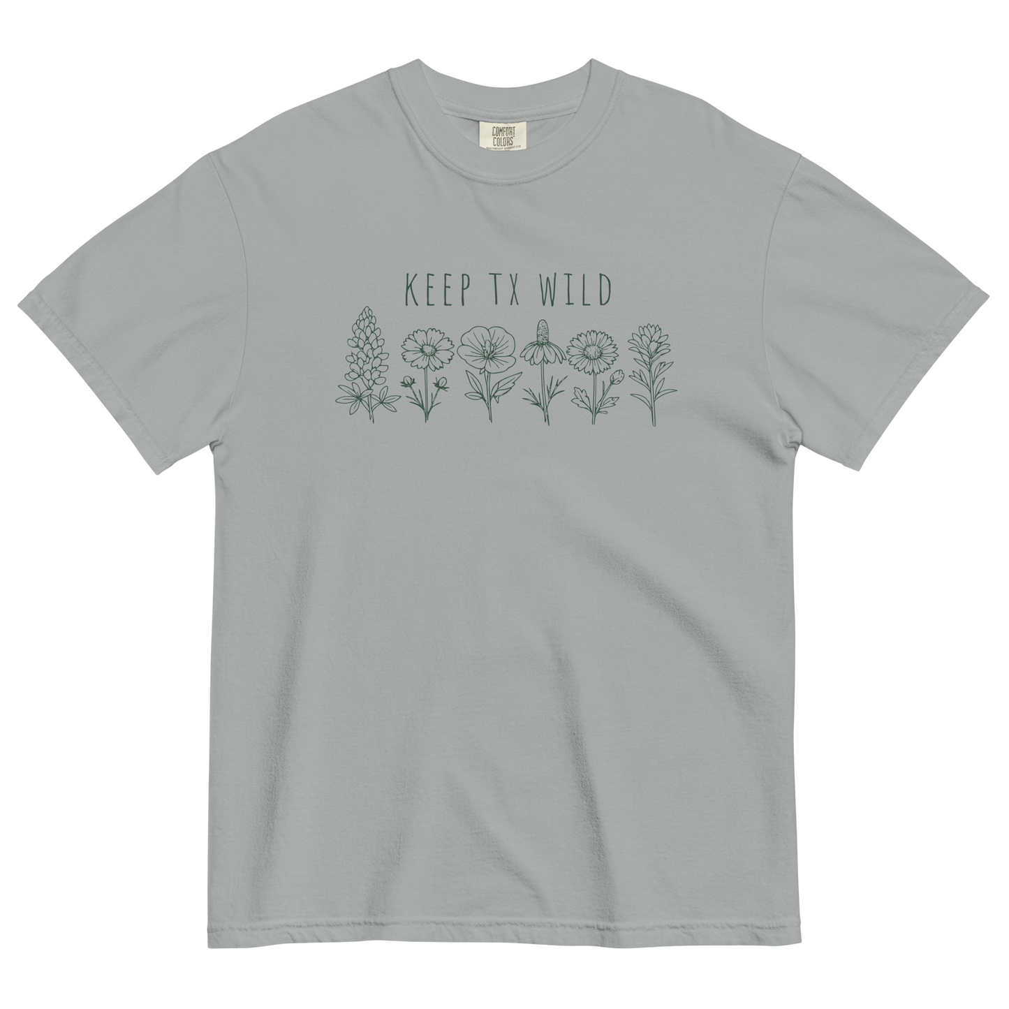 Keep Texas Wild--Wildflower Classic Cotton Tee