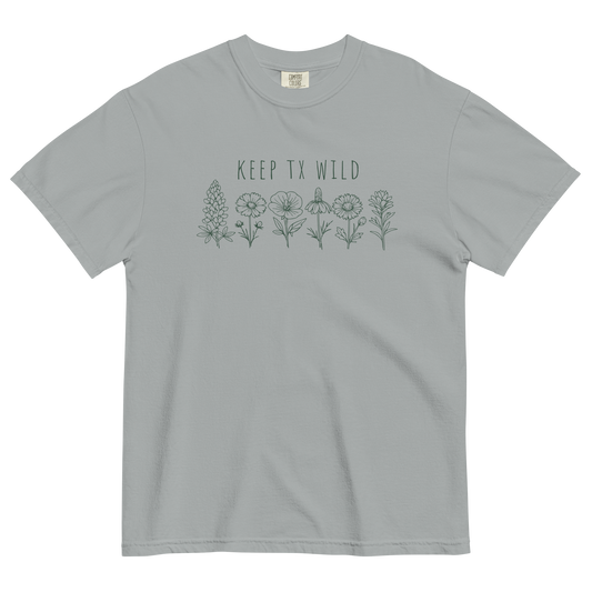 Keep Texas Wild--Wildflower Classic Cotton Tee