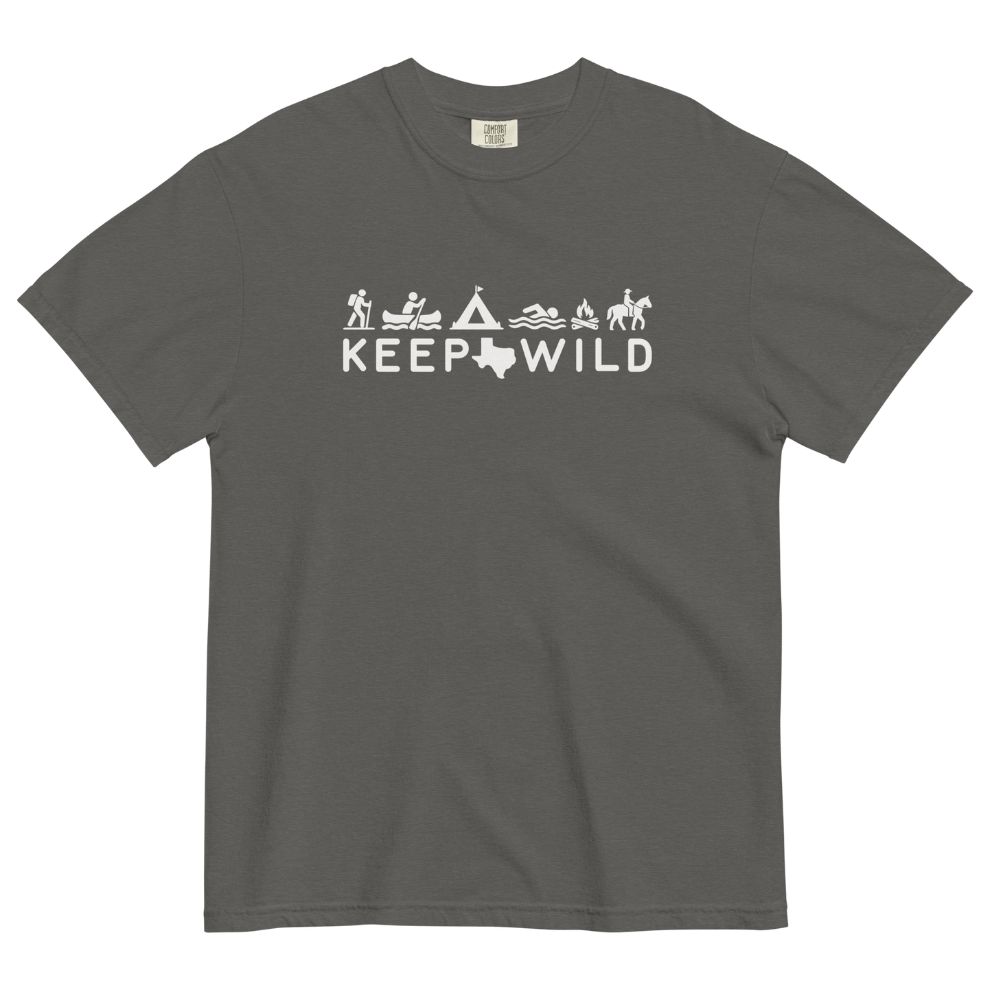 Keep Texas Wild Summer Camp Classic Cotton Tee