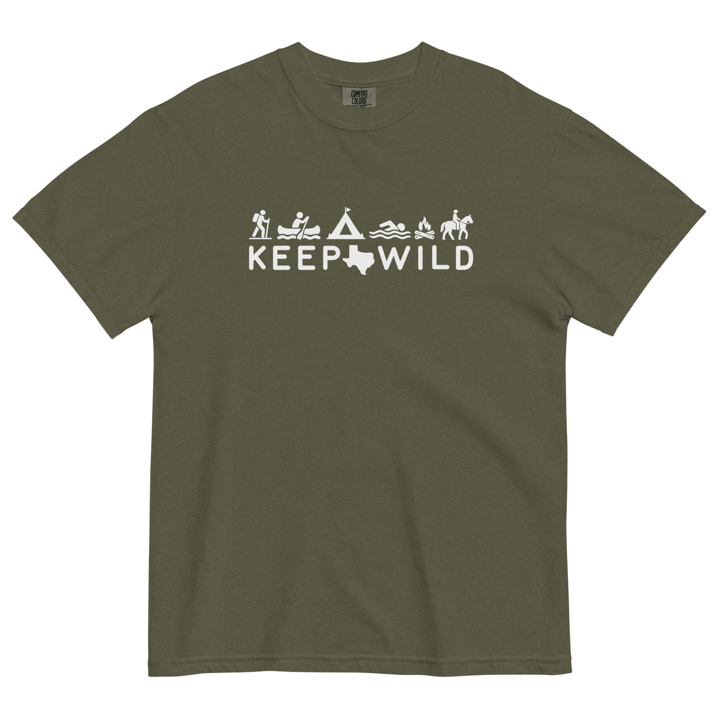 Keep Texas Wild Summer Camp Classic Cotton Tee