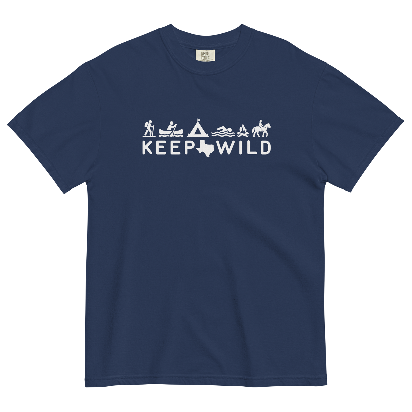 Keep Texas Wild Summer Camp Classic Cotton Tee