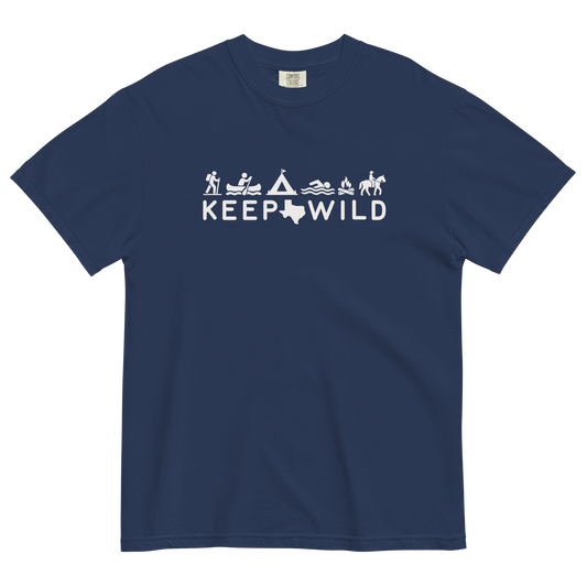 Keep Texas Wild Summer Camp Classic Cotton Tee