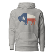 Bison Texas Flag Unisex Hoodie