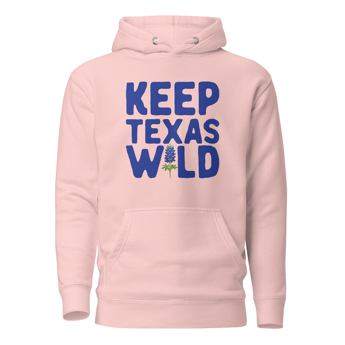 Keep Texas Wild--Bluebonnet Unisex Hoodie