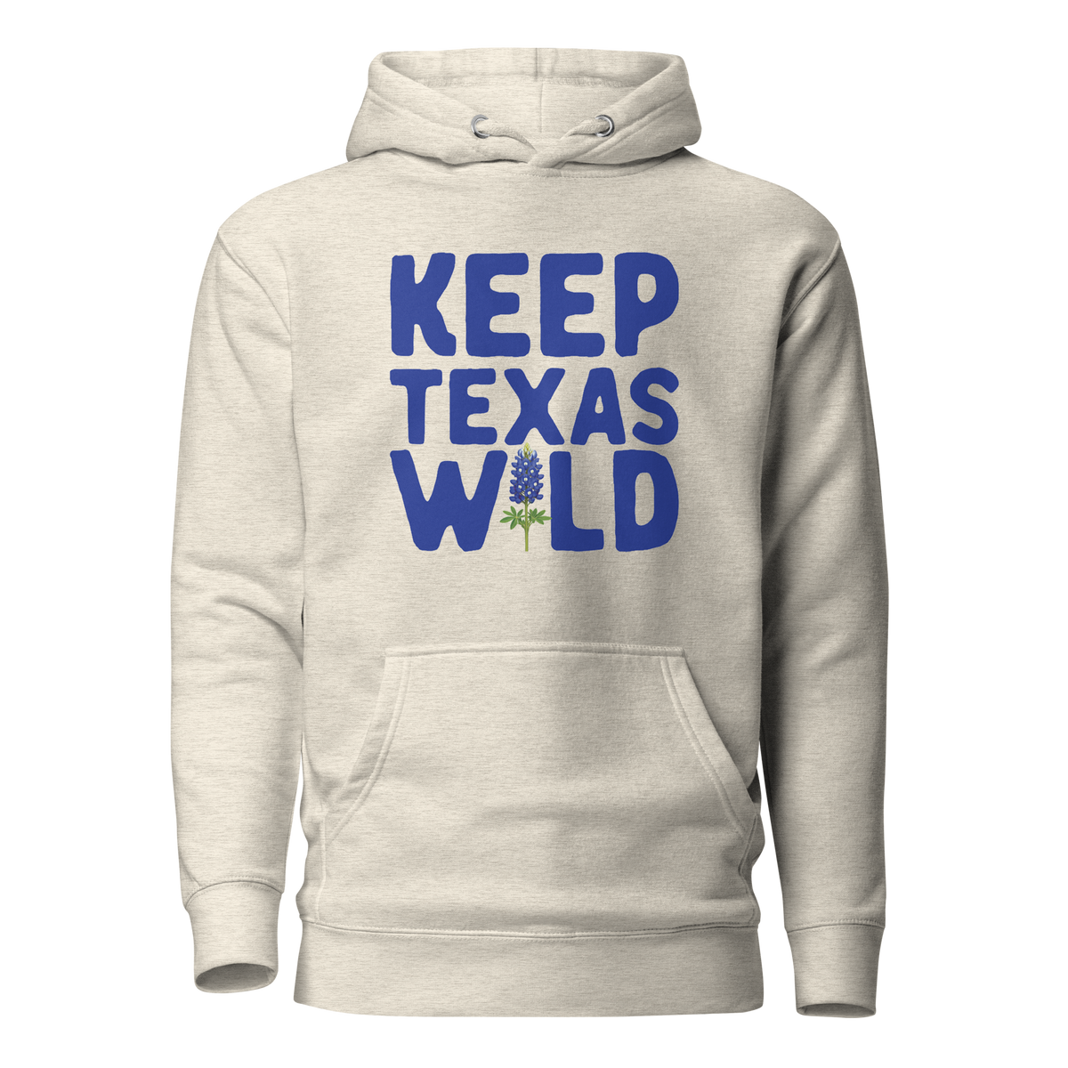 Keep Texas Wild--Bluebonnet Unisex Hoodie