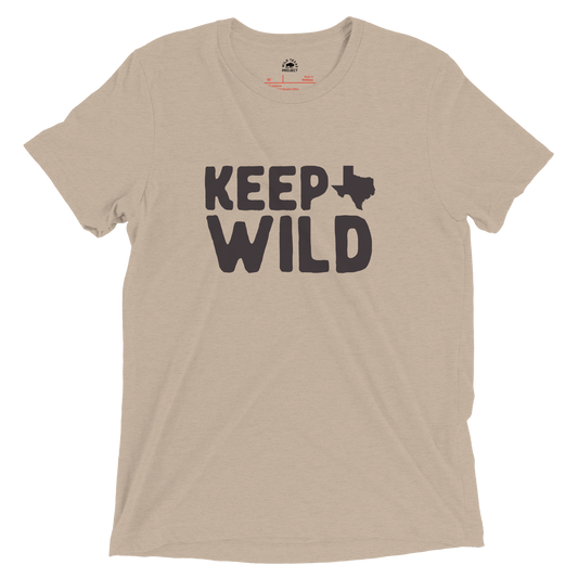 Keep Texas Wild Tri-Blend Tee
